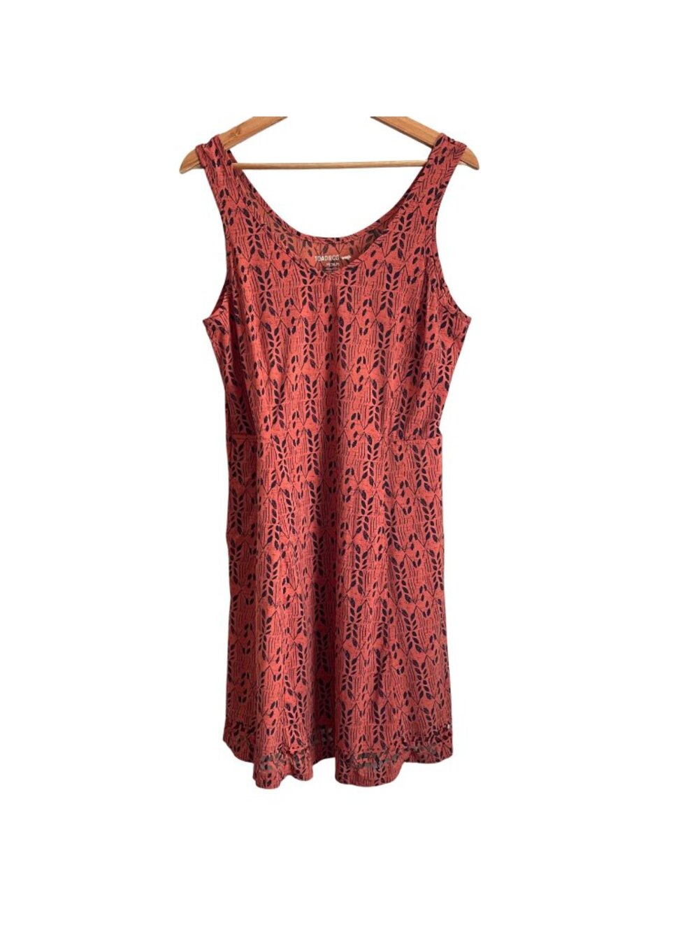 Toad & Co Womens Sunkissed Petal Dress Size M Sleeveless Stretch Travel Outdoor